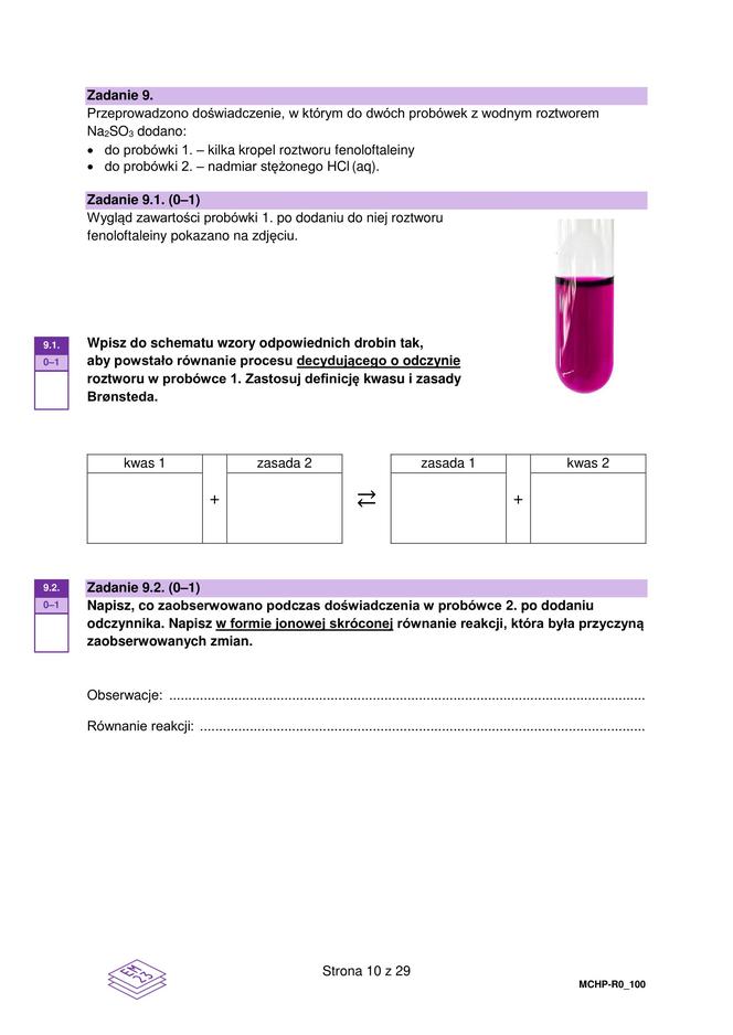 Matura 2023: chemia formuła 2023