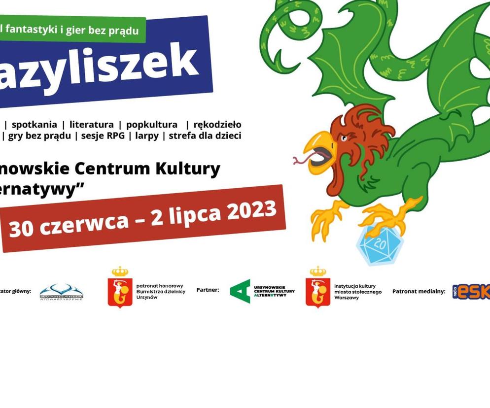 Bazyliszek 2023 – warszawski festiwal fantastyki dla każdego!
