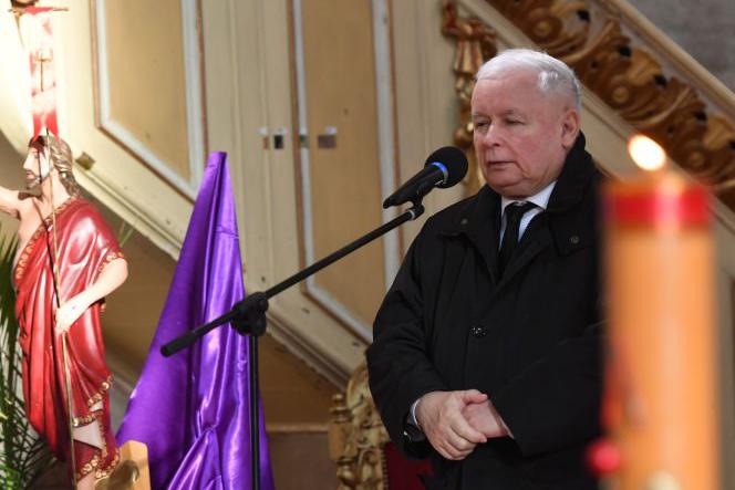 Pogrzeb posła Strzałkowskiego. Pojawił się Jarosław Kaczyński