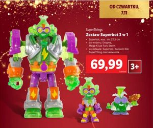 Lidl, SuperThings zestaw Superbot 3w1, 69,99 zł