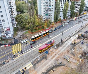 Przejazd tramwaju pomiarowego do Miasteczka Wilanów