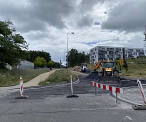 Jak idą prace przy budowie ronda przy ul. Rzeźniczka w Zielonej Górze? Sprawdziliśmy 