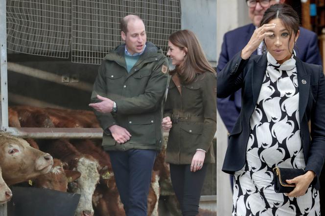 Kate Middleton i książę William na farmie