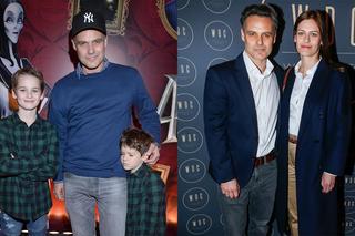 Jan Wieczorkowski z żoną i synami