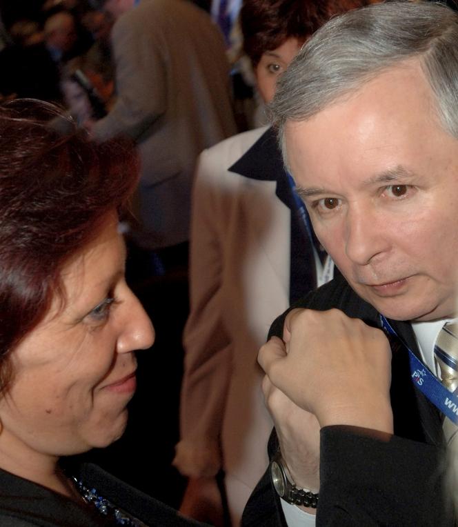 Barbara Skrzypek, Jarosław Kaczyński. 2006r.