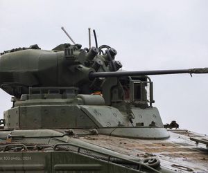 Ukraiński Leopard 1A5 na polowaniu. Przyczaił się na rosyjską piechotę