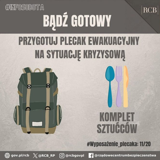 Plecak ewakuacyjny