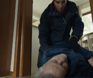 Barwy szczęścia, odcinek 3178. Tomasz (Jakub Sokołowski), Henryk (Zbigniew Suszyński)