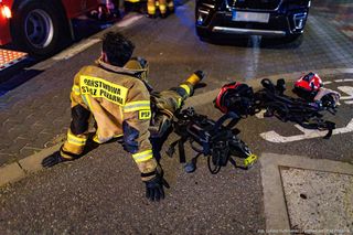 Na miejscu pracowało łącznie ok. 60 zastępów PSP i OSP, czyli około 250 strażaków