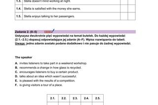 Matura 2024: angielski. Arkusze CKE i odpowiedzi. Poziom podstawowy [Formuła 2023]