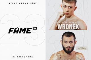 Karta walk Fame MMA 23. Kto walczy na Fame 23.11.2024? [KARTA, WALKI]