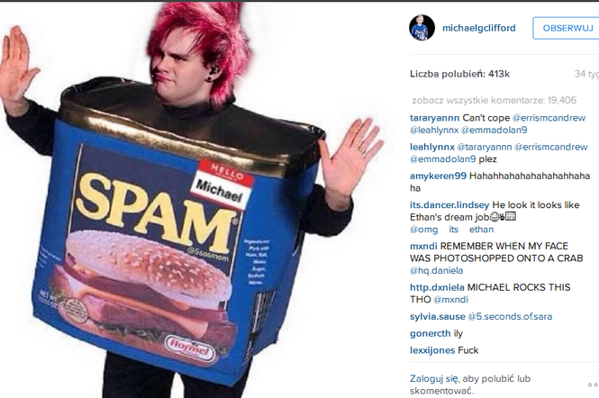 5SOS Michael Clifford 20. urodziny