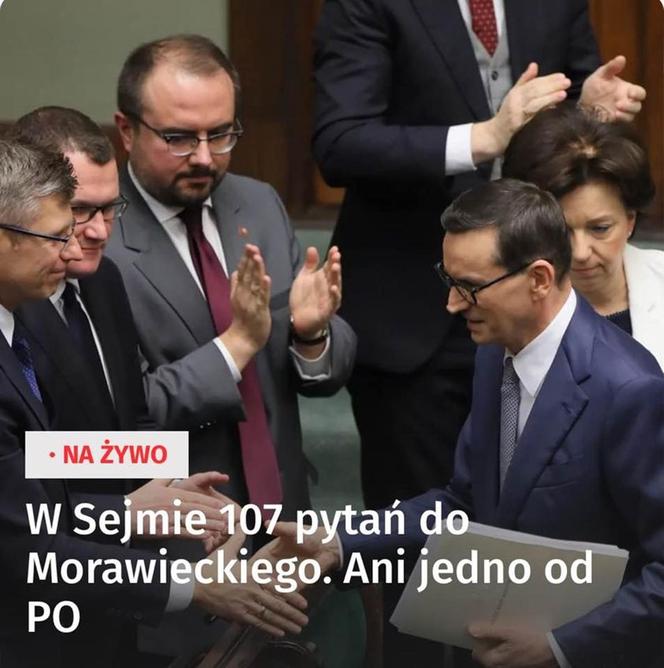 Expose Mateusza Morawieckiego w Sejmie na koniec PiS