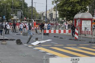 ZAMIESZKI KIBICÓW przed meczem POLSKA-ROSJA - ZDJĘCIA