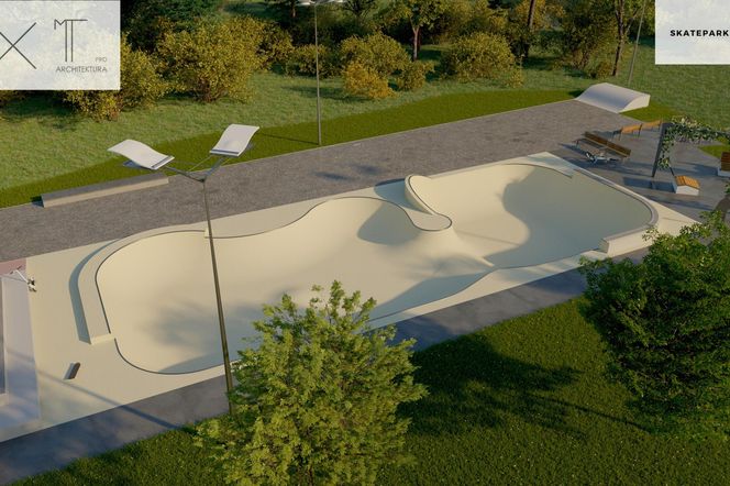 Projekt skateparku w Nowym Sączu 