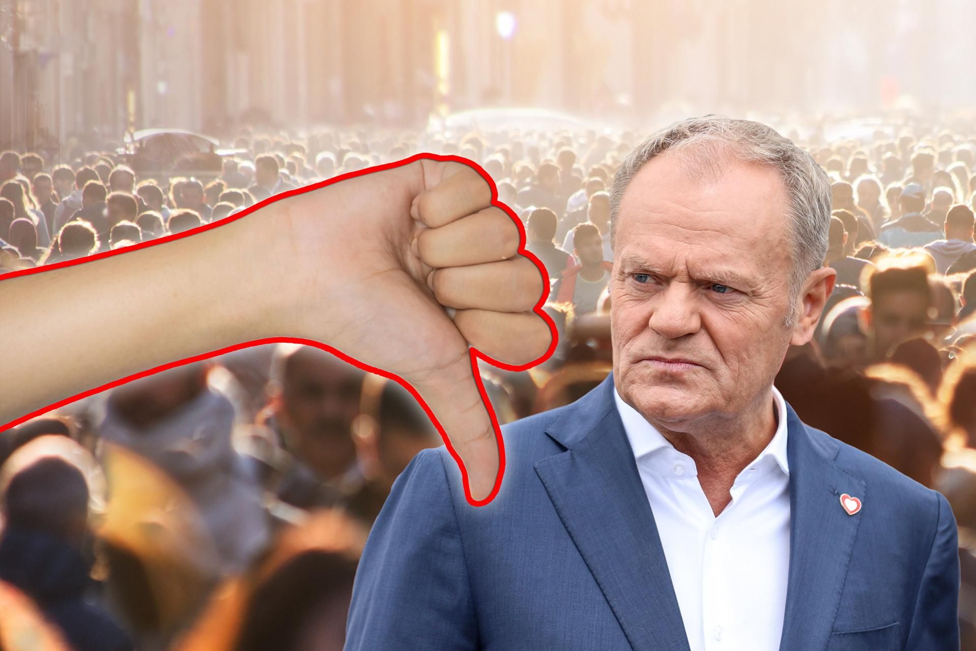 Nikt już nie wierzy w obietnice Tuska. Miażdżący sondaż