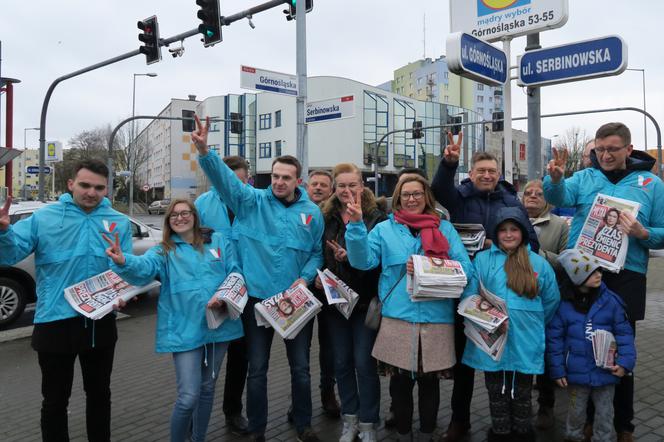 Sztab Małgorzaty Kidawy Błońskiej na ulicach Kalisza