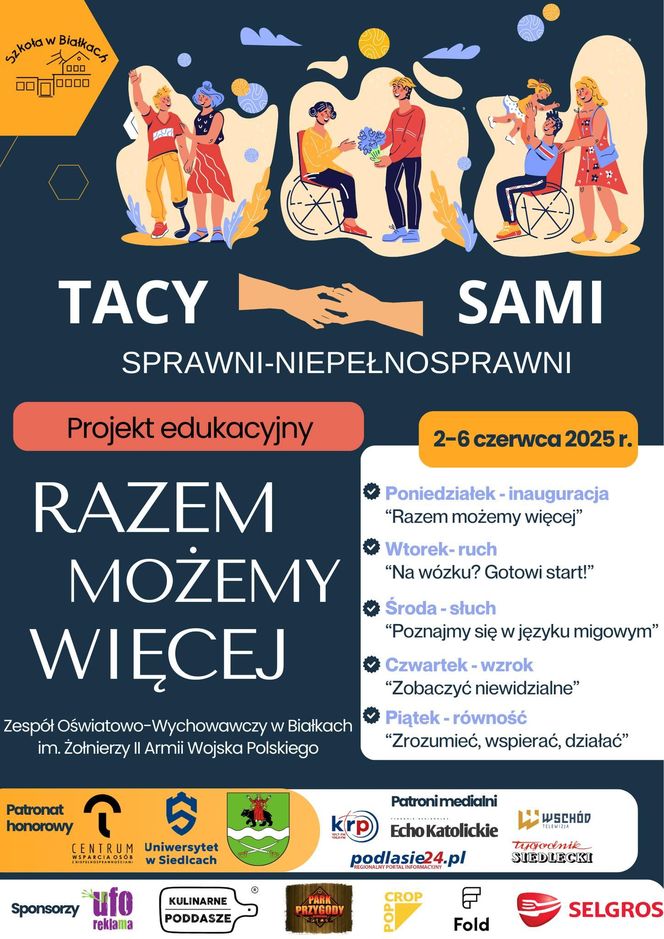 Tacy Sami Sprawni Niepełnosprawni – Razem Możemy Więcej