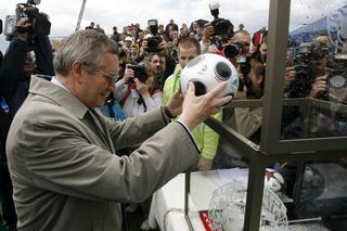 Uroczystość wmurowania kamienia węgielnego pod stadion we Wrocławiu