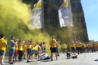 Final Four 2019. Zabawa kibiców w Kolonii