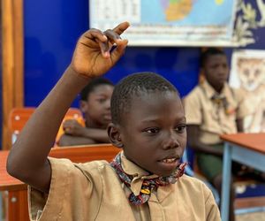 Łukasz Lis w Afryce