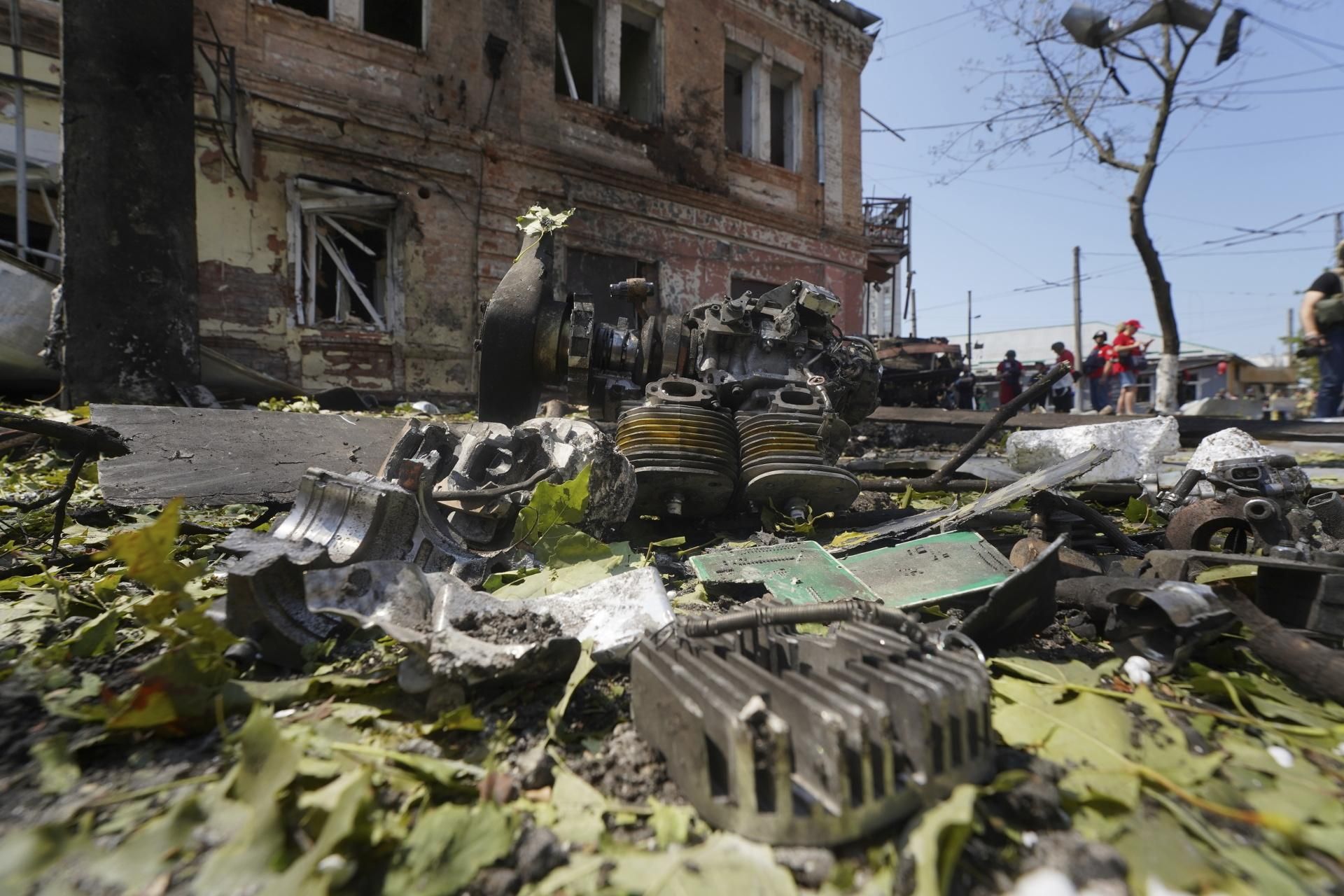 Rekordowy atak dronów na Ukrainę