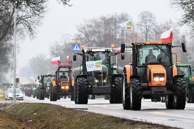 Protest rolników w Zbuczynie