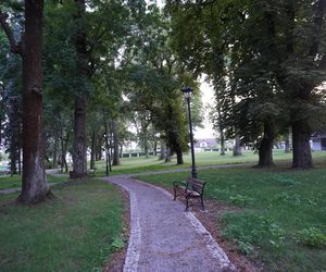 Park w gminie Mełgiew