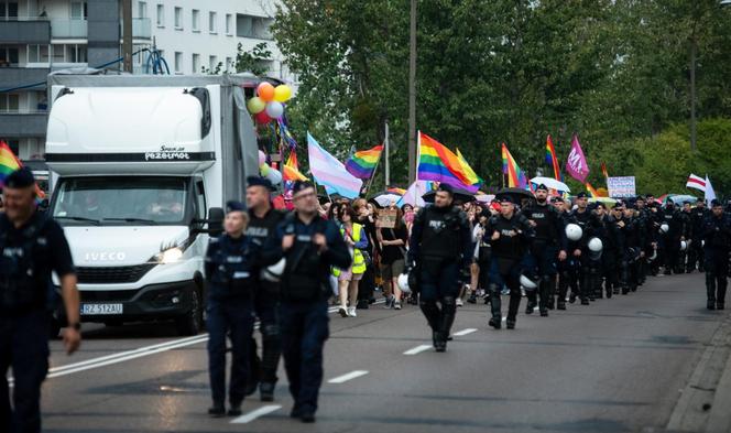 Marsz Równości na ulicach Białegostoku 