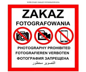 Zakaz fotografowania wchodzi w życie