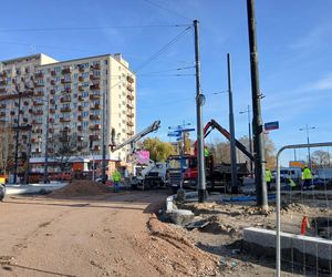 Budowa tramwaju do Dworca Zachodniego w listopadzie 2025 r.