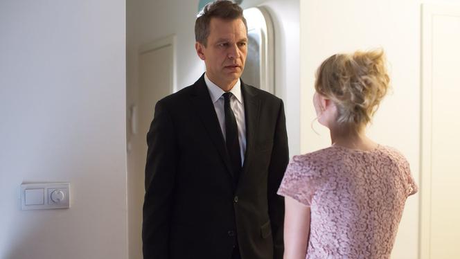 Na dobre i na złe odc. 713. Andrzej Falkowicz (Michał Żebrowski), Oliwia (Marta Bryła)