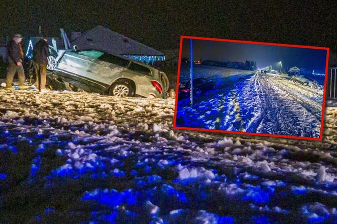 Wypadek  w Dębowicy. Audi zderzyło się z mercedesem