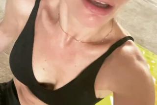 Agnieszka Dygant katuje się dla figury