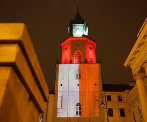 „Ojcowie Niepodległej” – wyjątkowy mapping na Wieży Trynitarskiej w Lublinie przed 11 listopada