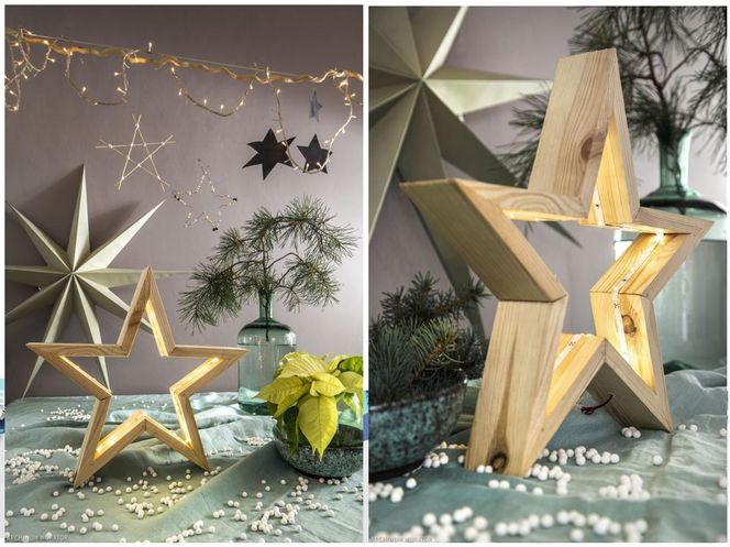 Drewniana gwiazda