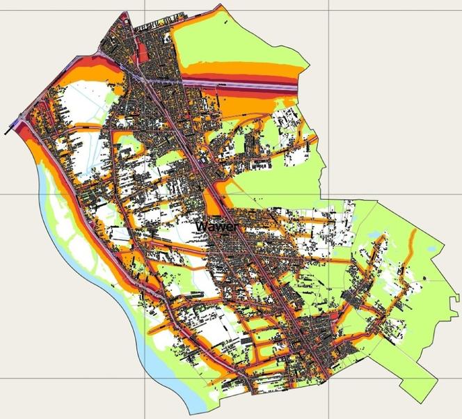 Mapy akustyczne dzielnic Warszawy