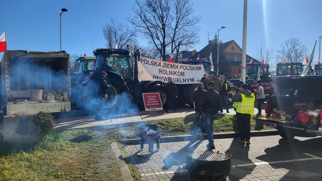 Protest rolników w Opolu w środę 19 marca 2025 roku