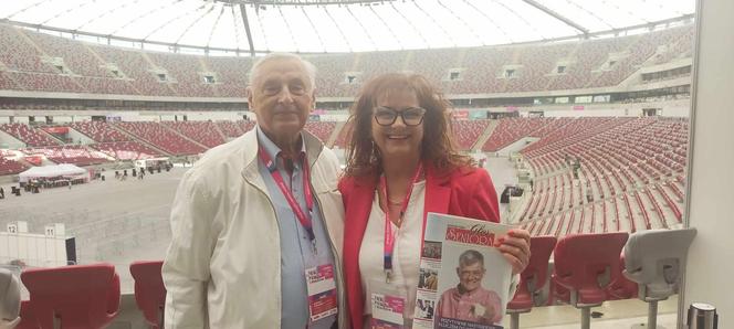 Targi Książki i Mediów VIVELO 2024 - Wojciech Kałkusiński i Jagoda Bogusiewcz, Ambasadorzy głosu seniora