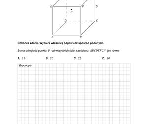 Arkusz maturalny z próbnej matematyki 2023