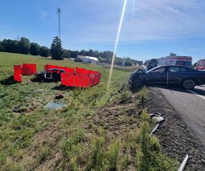 Śmiertelny wypadek pod Bełchatowem! 47-latek i 17-latka nie żyją. 4-letnia dziewczynka w stanie ciężkim