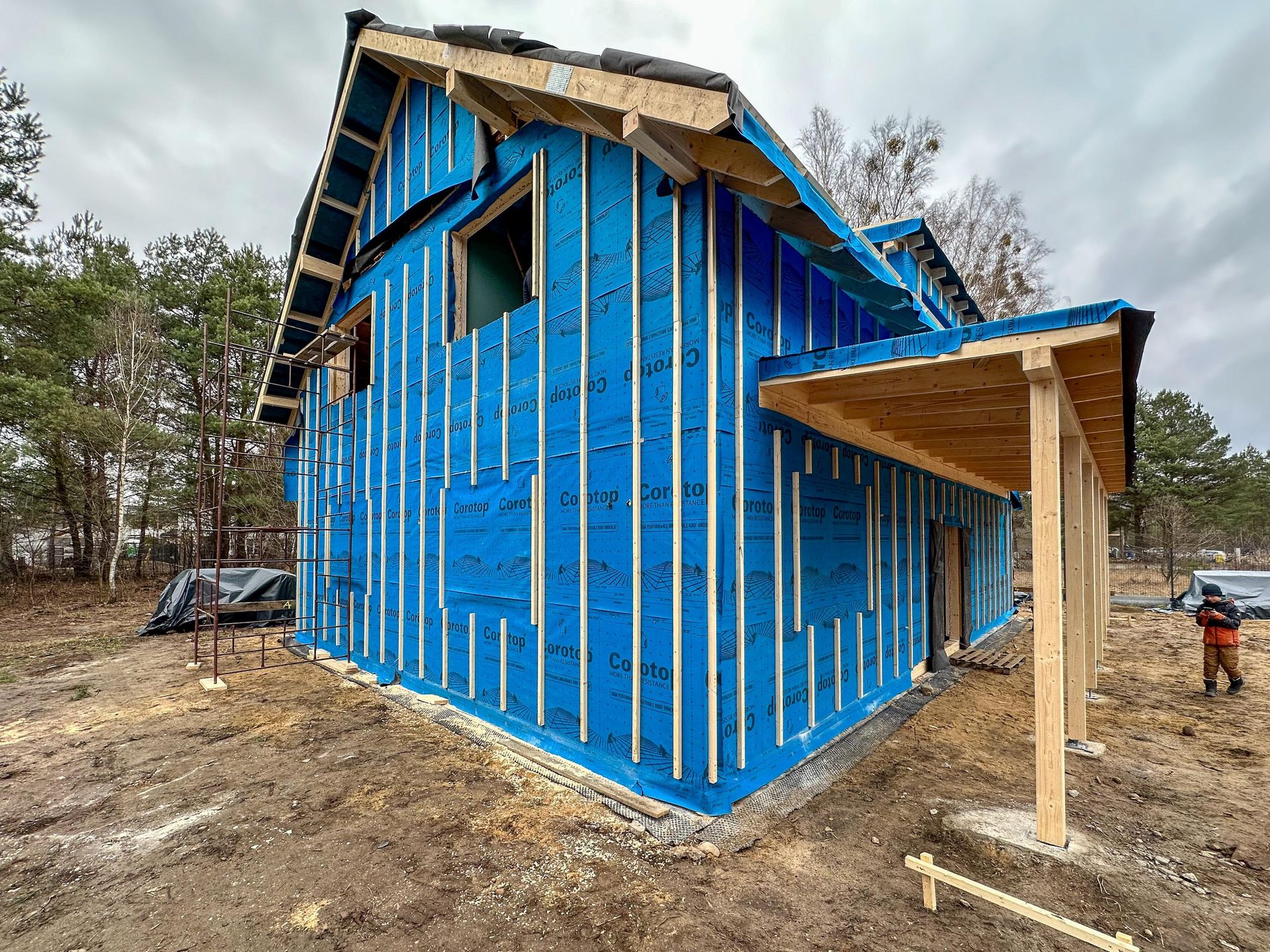 Dom prefabrykowany dla dużej rodziny