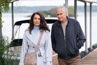 	M jak miłość odc. 1847. Aleksandra (Małgorzata Pieczyńska), Erwin (Andrzej Dopierała)