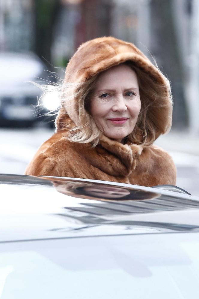 Grażyna Szapołowska lubi miękkie futerka
