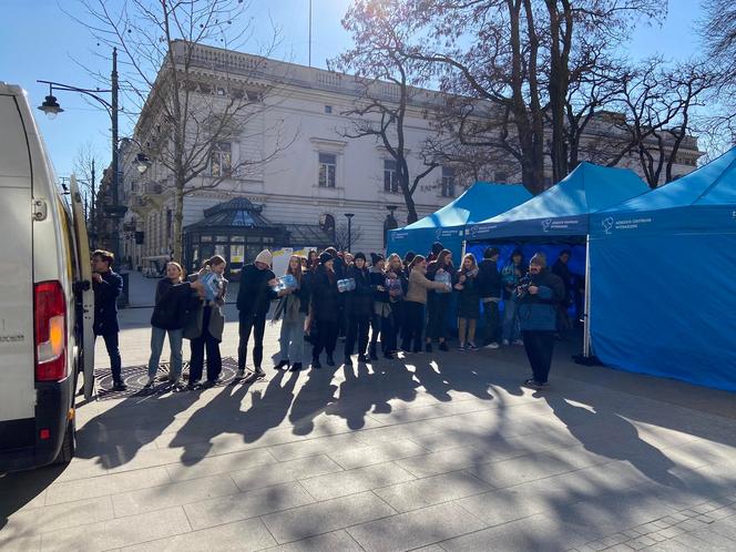 Łodzianie okazali olbrzymią solidarność z uciekającymi przed wojną 