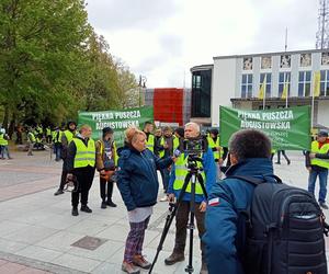 Protest branży drzewnej w Białymstoku - 16 kwietnia 2024