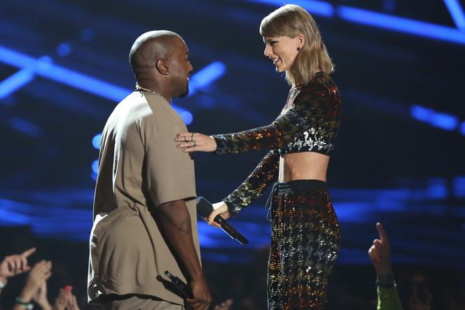 Kanye West i Taylor Swift w 2015 roku