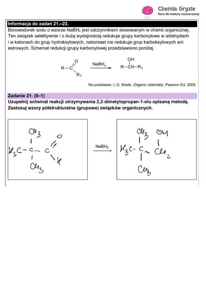 Matura 2025 chemia rozszerzona - odpowiedzi do wszystkich zadań z arkusza CKE 16.05.2025 - Formuła 2023