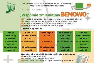 Przyjazne Bemowo: Wspólnie zmieniajmy Bemowo