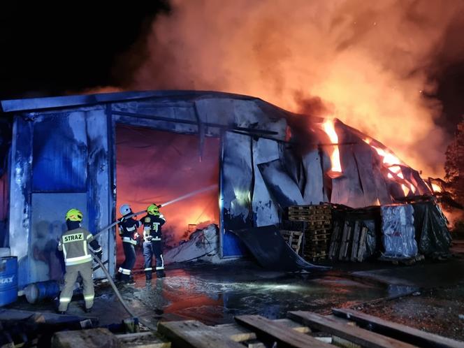 Ogromny pożar w Wieliczce